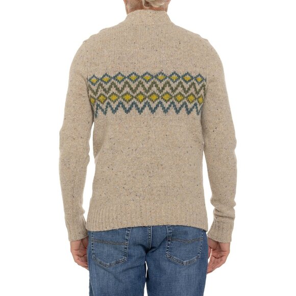 NEW SmartWool man  Heavy Henley Sweater - Merino Wool Oat Heather 253 - Picture 4 of 4